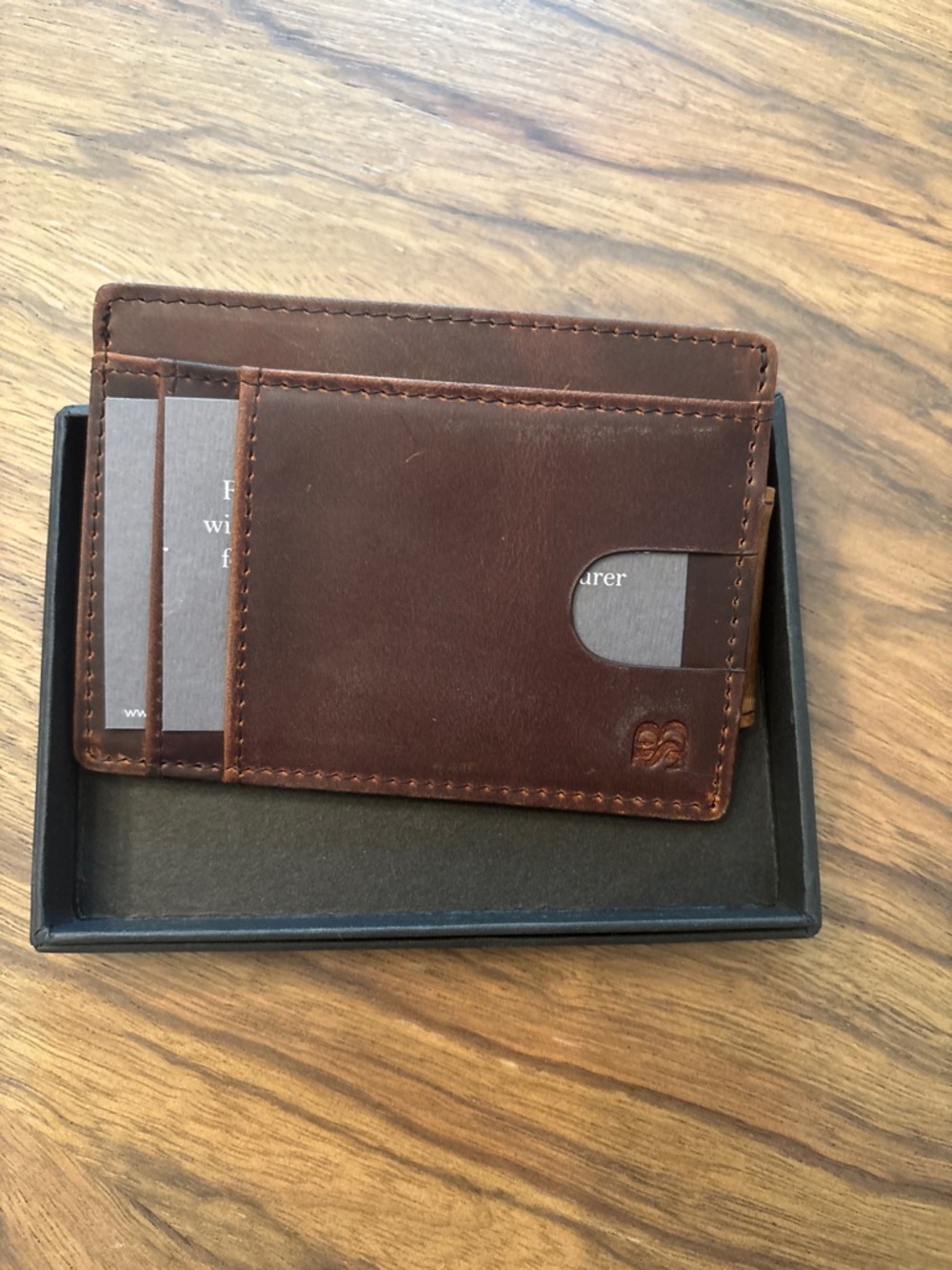 Sherman Brands RFID Blocking Bifold Men’s Brown Genuine Leather Billfold Wallet - Picture 1 of 3